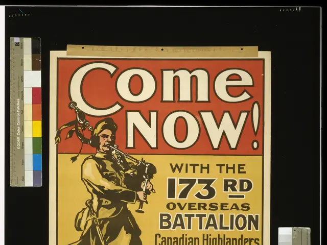 The image shows a poster with a black background featuring a picture of a person and text that...