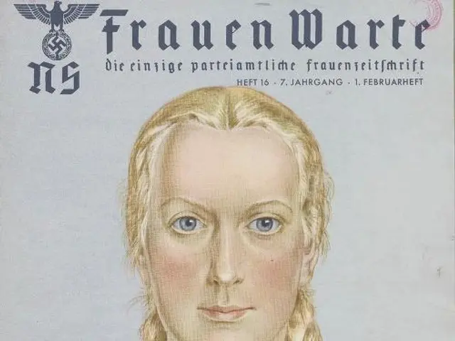 The image shows a woman with braids on the cover of a magazine, with a logo and text at the top and...