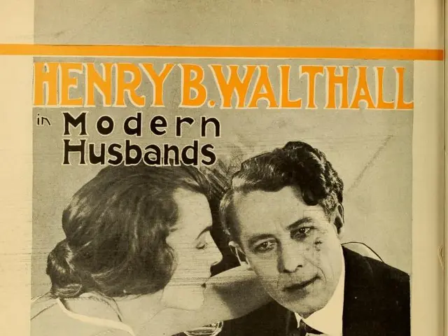 The image shows a book with a picture of a man and a woman on the cover, with the words "Henry...